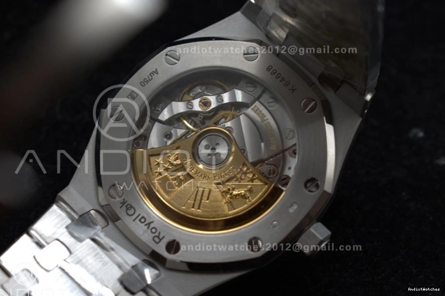 Oak Affordable 1:1 Textured 1033 15454 SS Frosted Super White SA3120 Bracelet Dial SS Edition APSF Royal Best Clone 37mm On 0713
